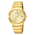 Pulsar Men's Gold-Plated Bracelet Watch