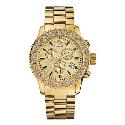 Marc Ecko The Master Piece Gold-Plated Chronograph Watch