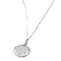 9ct White Gold St Christopher Pendant