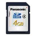 Panasonic 4GB Class 4 SDHC Memory Card